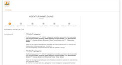 Desktop Screenshot of agenturanmeldung.ftigroup-service.de